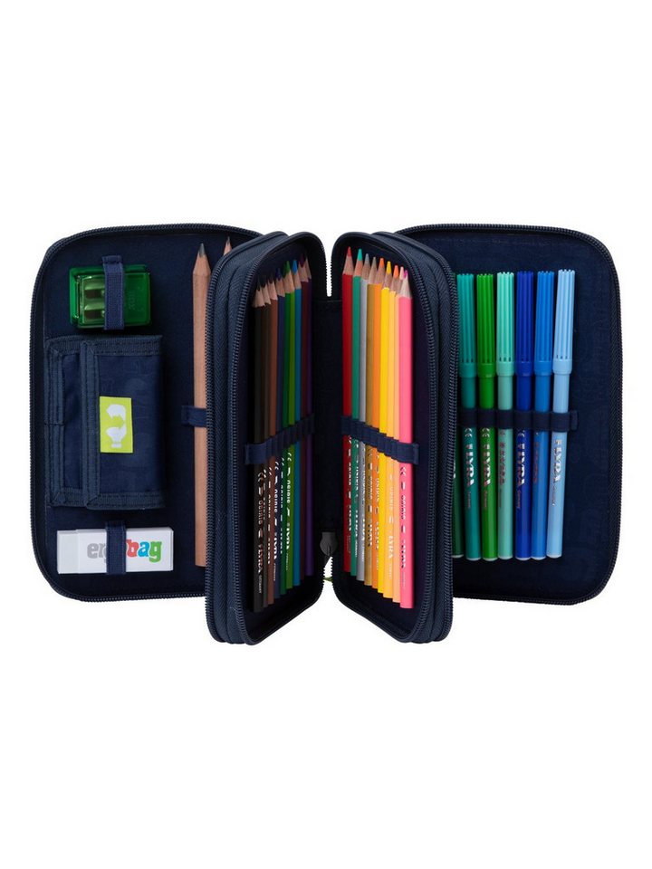 ergobag Federmäppchen Maxi Mäppchen, (1-tlg), mit Stiften befüllt Bild 2