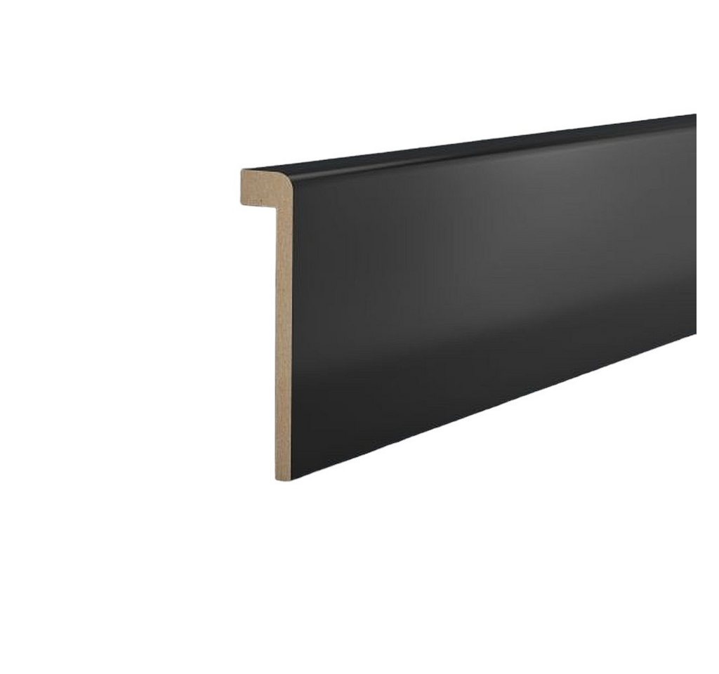 Südbrock Sockelleiste Sockelleiste Abdeckleiste Fliesensockel Verblendung 19x96 Schwarz, L: 250 cm, H: 9.6 cm, 1-St. Bild 2