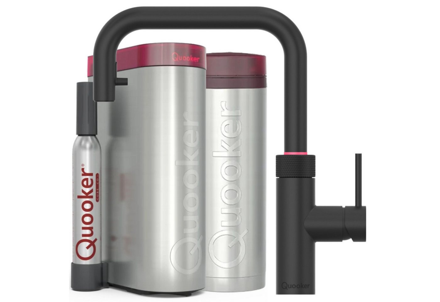 QUOOKER Küchenarmatur Flex Square, PRO3 & CUBE, schwarz, FXSBLK PRO3 CUBE2, **inkl. CUBE Filter Starter Set** inkl. 7 JAHRE GARANTIE Bild 4