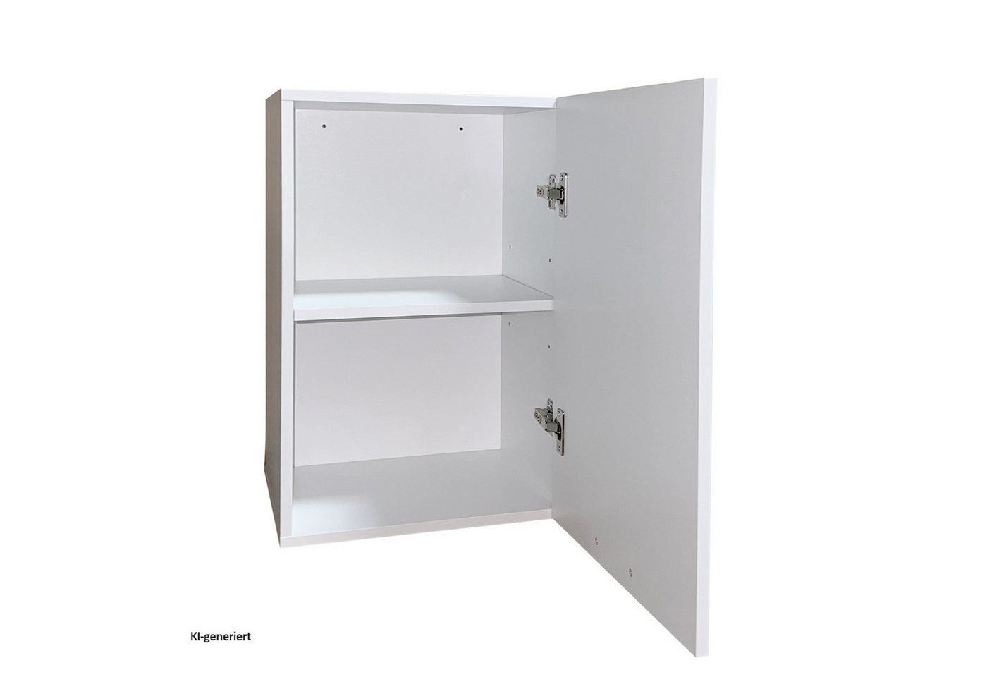 HTI-Living Hängeschrank Küchenhängeschrank Jenna Weiß 40 cm (1 Stück, 1-St., 1 Küchenhängeschrank) Modular erweiterbar, modernes Design, 2 Schrankfächer Bild 2