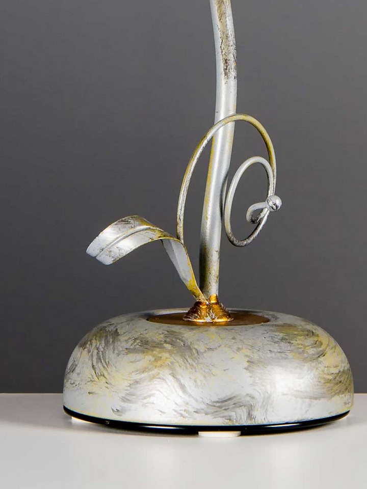 Helios Leuchten Tischleuchte florentiner Landhausstil Glas Bleikristall, Schreibtischlampe Nachttischlampe, italienisches Manufakturprodukt Bild 5
