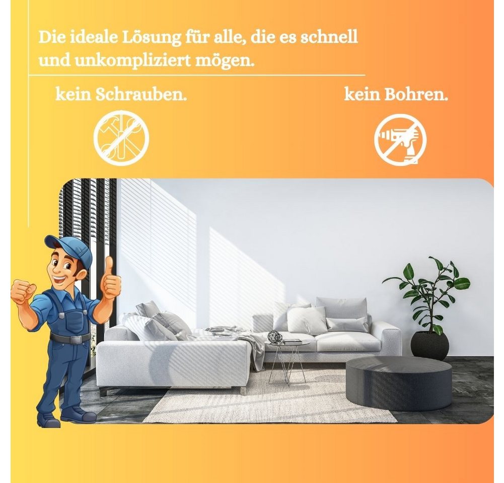 Defactoshop Magnethalter Magnetbefestigung Magnethalterung Magnetpad für Rauchmelder (10-St), Zur Befestigung Ihres Rauchmelders ohne Bohren oder Schrauben