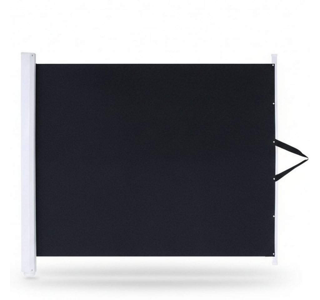 Melko Treppenschutzgitter Treppenschutzgitter ausrollbar bis 120 cm, 80 cm hoch, Wandmontage (Einzelset, 1 St., Set bestehend aus Treppenschutzgitter mit Befestigungsmaterial), Platzsparendes, ausziehbares Sicherheitsgitter für Türen und Treppen Bild 5