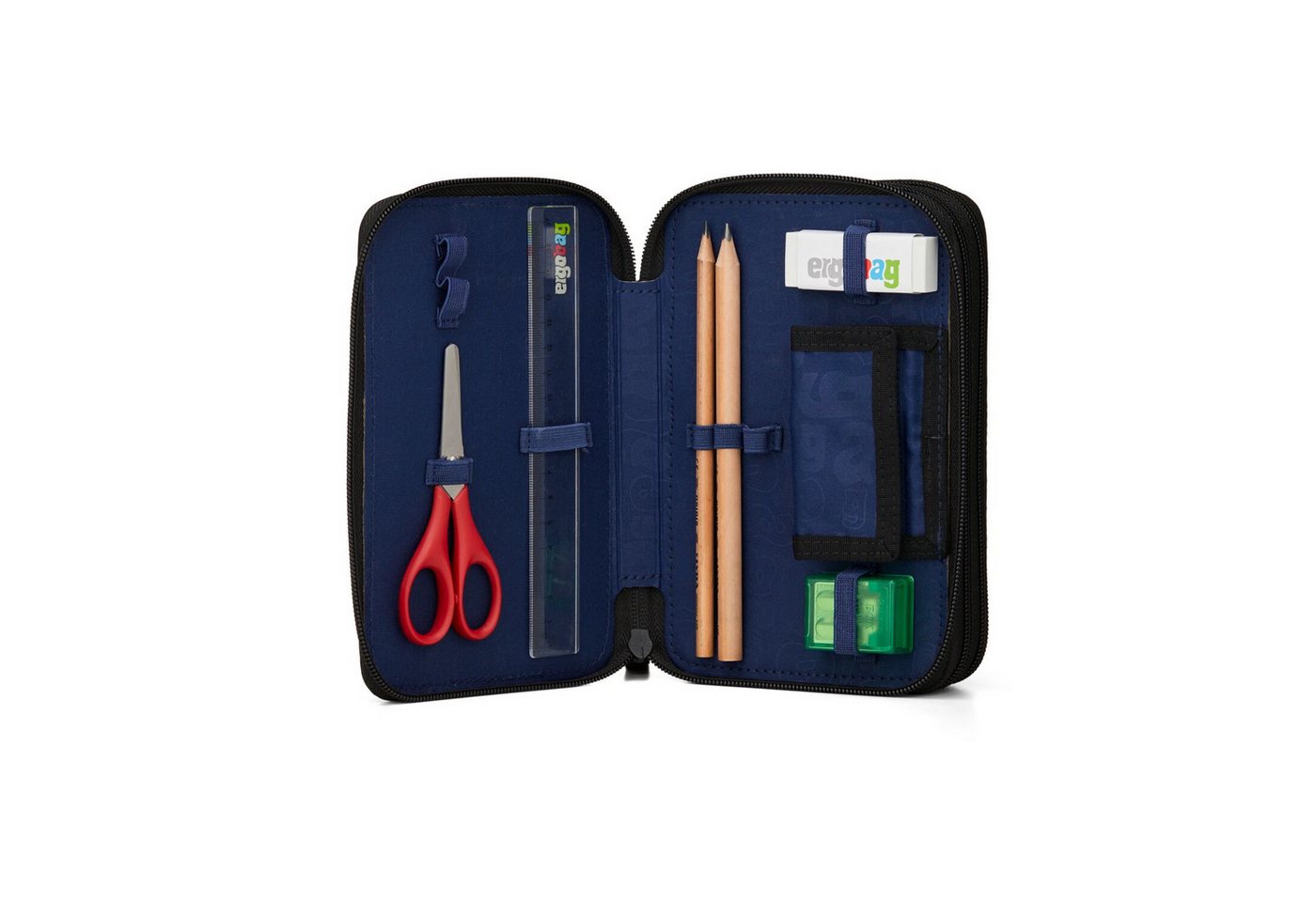 ergobag Federmäppchen Mäppchen, (40-teilig), Schüleretui, Schulmäppchen, Federmäppchen Bild 2