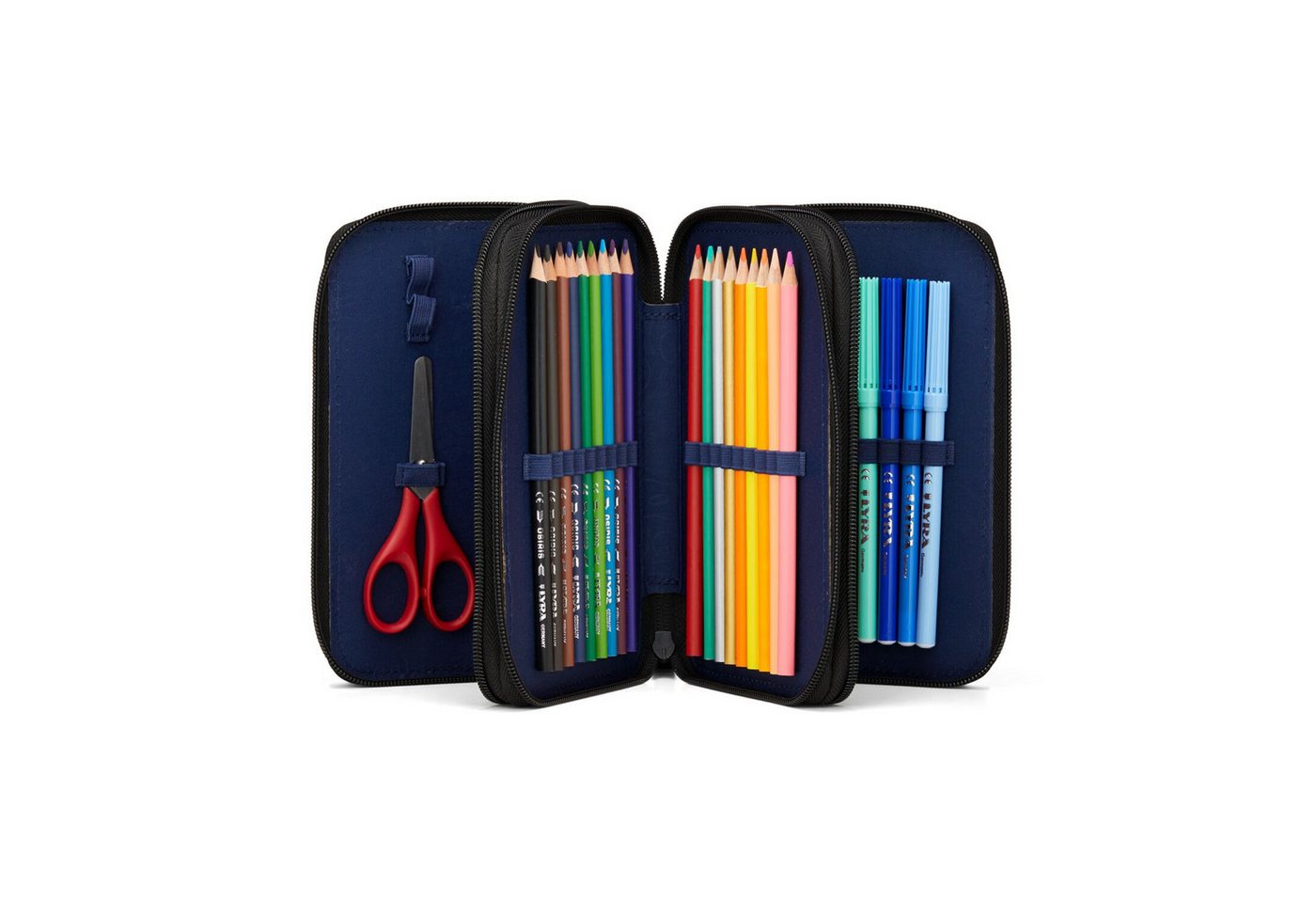 ergobag Federmäppchen Mäppchen, (40-teilig), Schüleretui, Schulmäppchen, Federmäppchen Bild 3