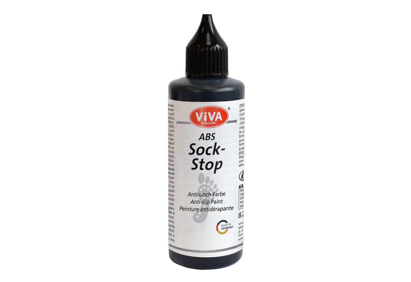 Viva Decor Bastelfarbe ABS Socken-Stopp Antirutsch-Farbe für Socken, Teppiche & Textilien, wasserbasiert, latexfrei, geruchsneutral, waschbar bei 30 °C Bild 4
