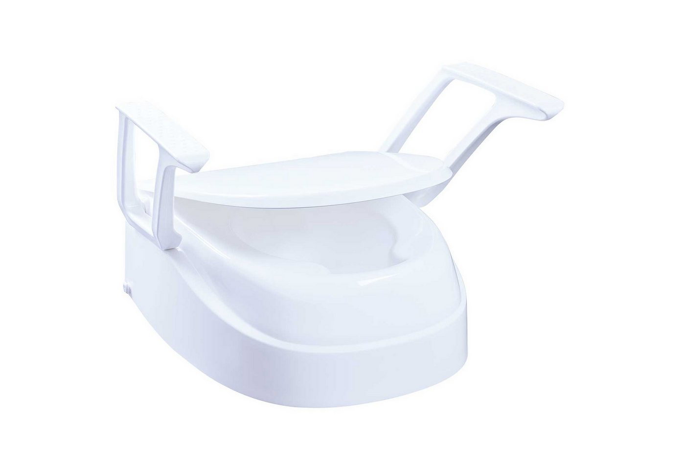 Dietz Toilettensitzerhöhung DIETZ SmartFix Toilettensitzerhöhung mit Armlehnen, 8 cm, Erhöhung 8/12/15 cm, mit Armlehnen, Belastbarkeit 120 kg Bild 4