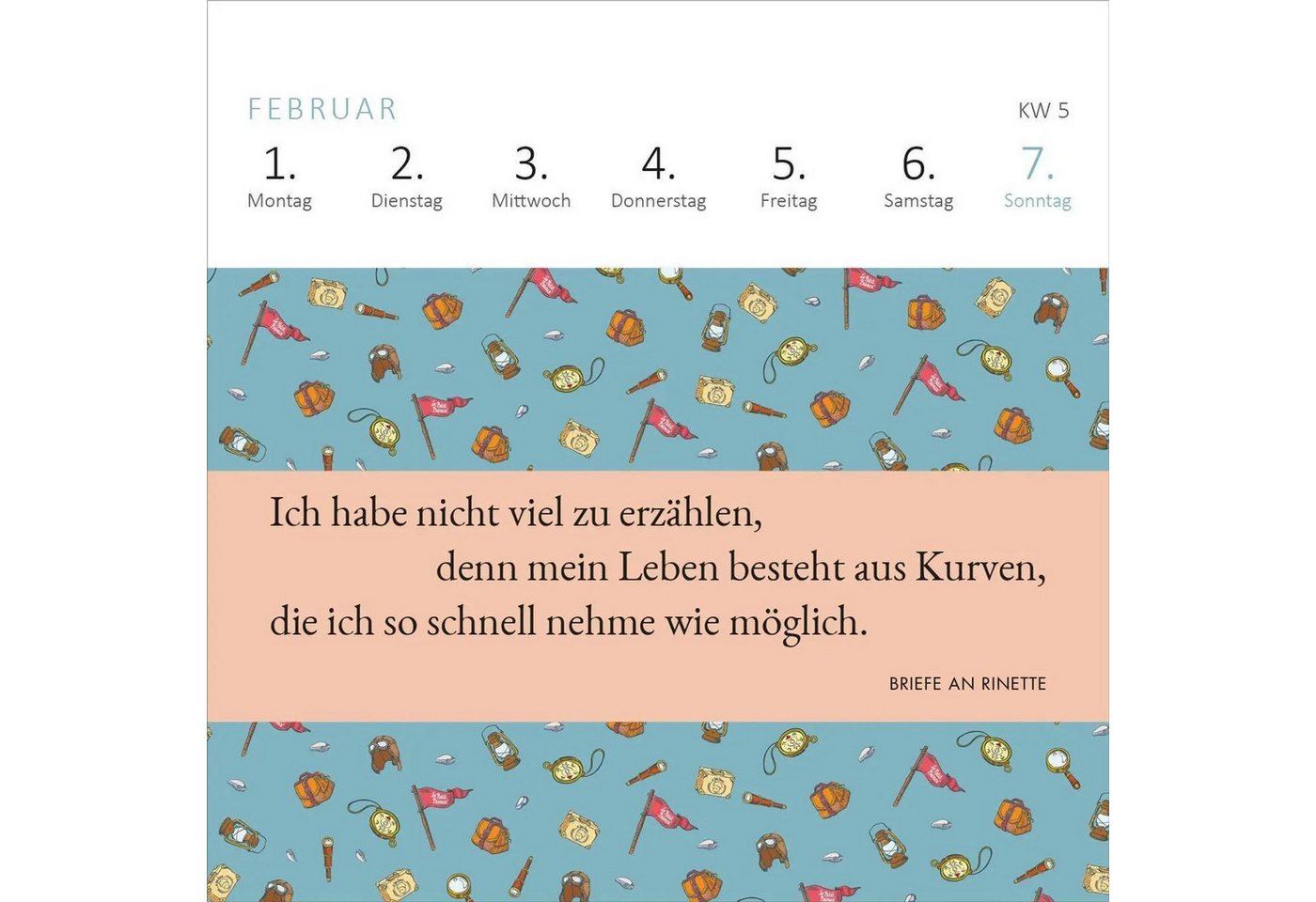 Ars Edition Tischkalender Mini-Wochenkalender Der Kleine Prinz 2027 Bild 4