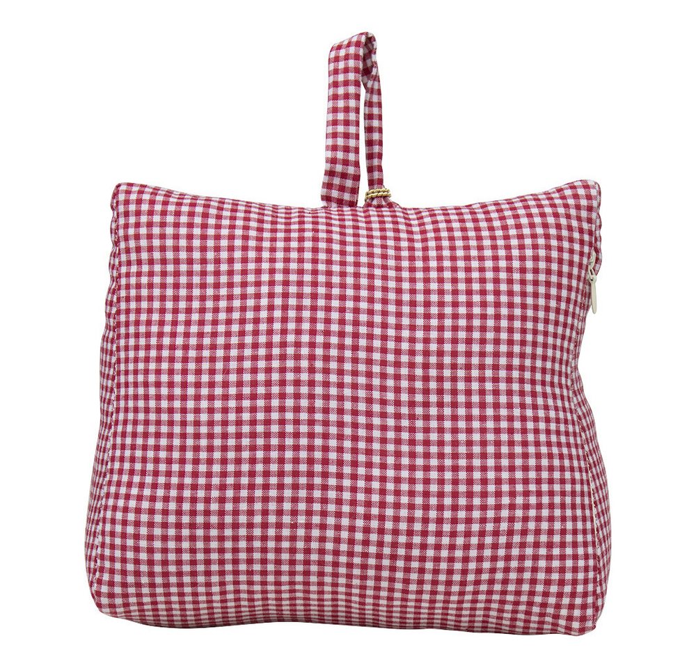 MarieAnn No.25 Türstopper Türstopper Sandsack Türhalter Vichy Karo Rot Weiß 1 kg