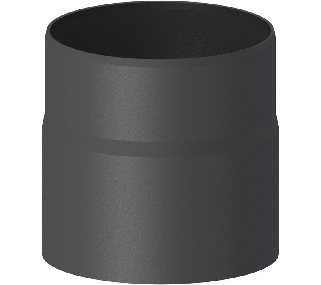 Feuercampus Ofenrohr Ø 120 mm 15 cm - schwarz, 120 mm