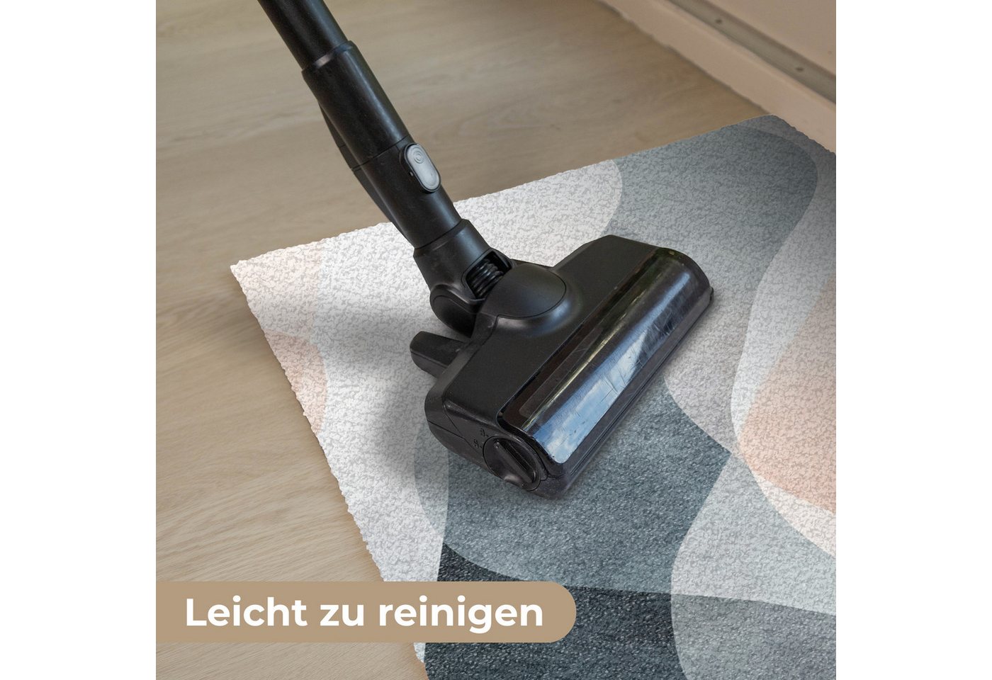 MuchoWow Fußmatte Abstrakt - Wellen - Blau, Rechteckig, innen Schmutzfangmatte, Tür, Schmutzfänger Flur, Teppich 60x40 cm Bild 3