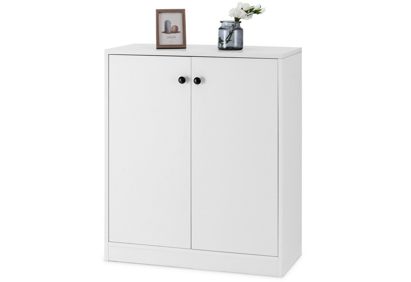 KOMFOTTEU Küchenbuffet Küchenschrank Aufbewahrungsschrank mit 2 Türen Bild 2
