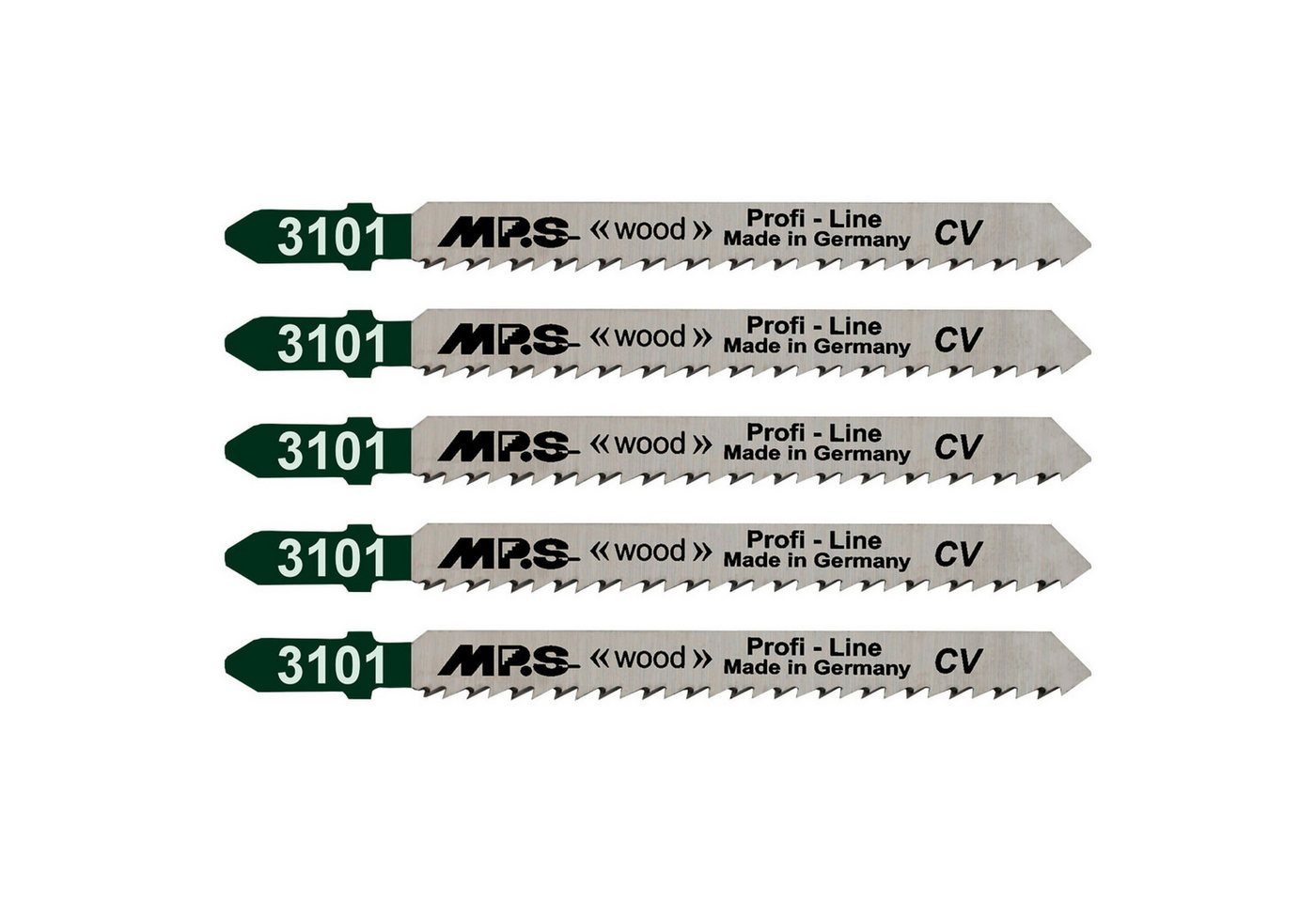 MPS Stichsägeblatt 5 Stück 3101 für 3-30mm Materialstärke