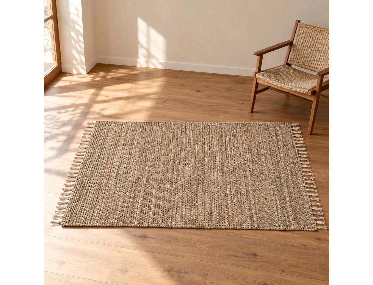 Elegant Floors Teppich Chindi Mauve-Lila, rechteckig, Höhe: 9 mm, Rechteckig, Höhe: 9 mm, Weiche Haptik, pflegeleicht und für Fußbodenheizung geeignet Bild 2