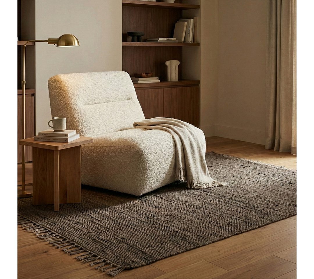 Elegant Floors Teppich Chindi Braun, rechteckig, Höhe: 9 mm, handgewebt, Rechteckig, Höhe: 9 mm, Weiche Haptik, pflegeleicht und für Fußbodenheizung geeignet Bild 3