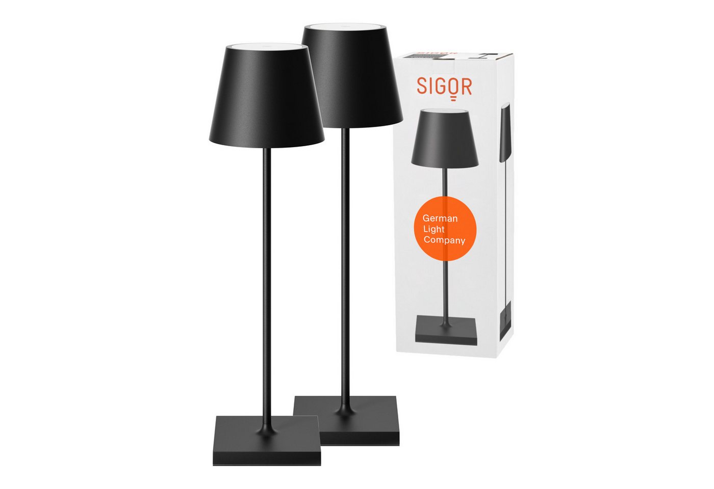 SIGOR LED Tischleuchte, Dimmbar, LED fest integriert, 2.700 + 2.200 K Bild 2