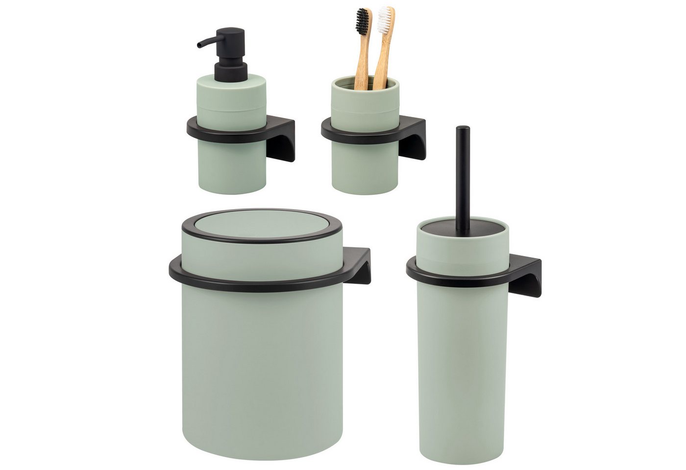 bremermann Badaccessoire-Set SAVONA 4tlg. Soft-Touch Bild 2