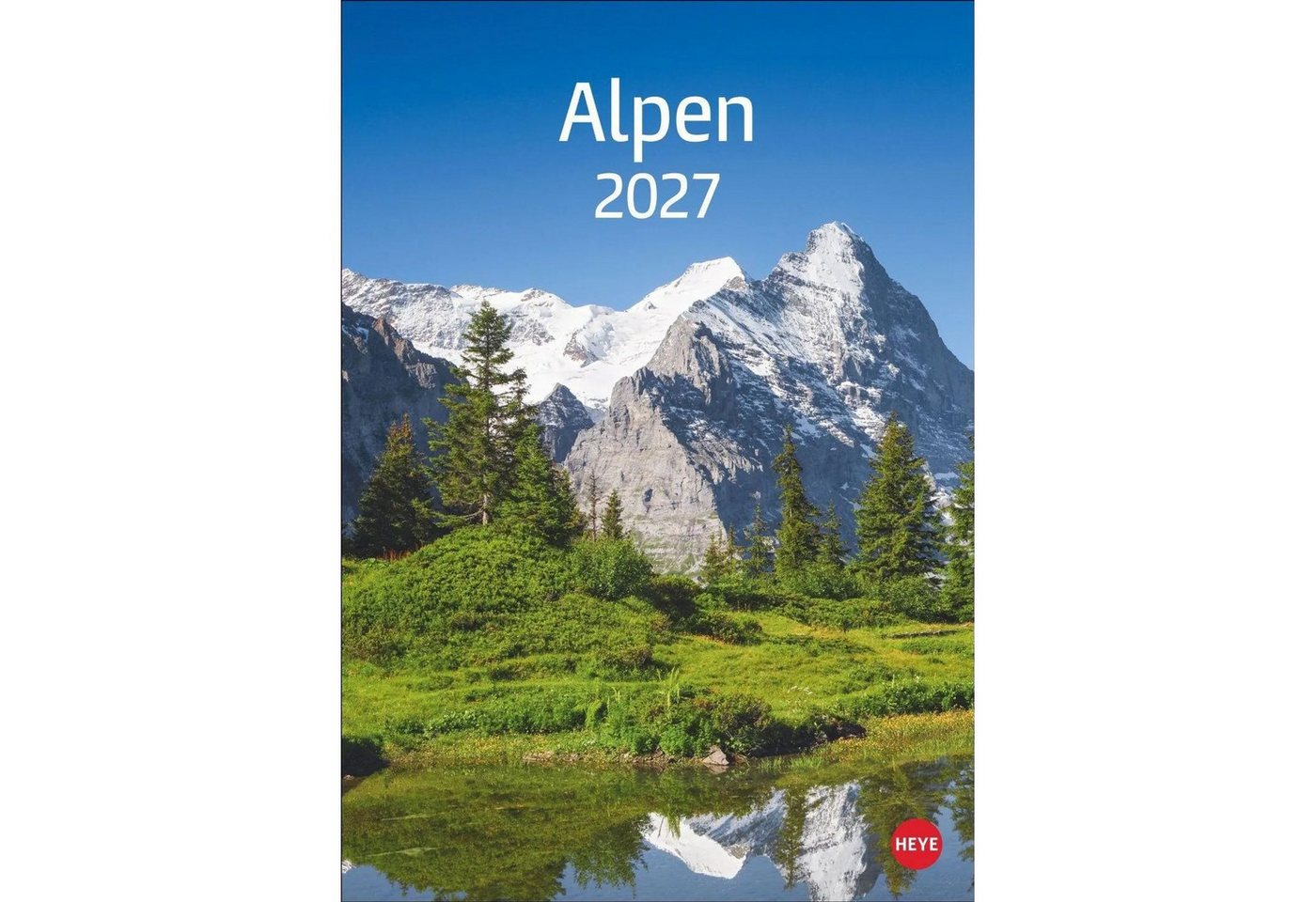HEYE Wandkalender Alpen Kalender 2027 Bild 2