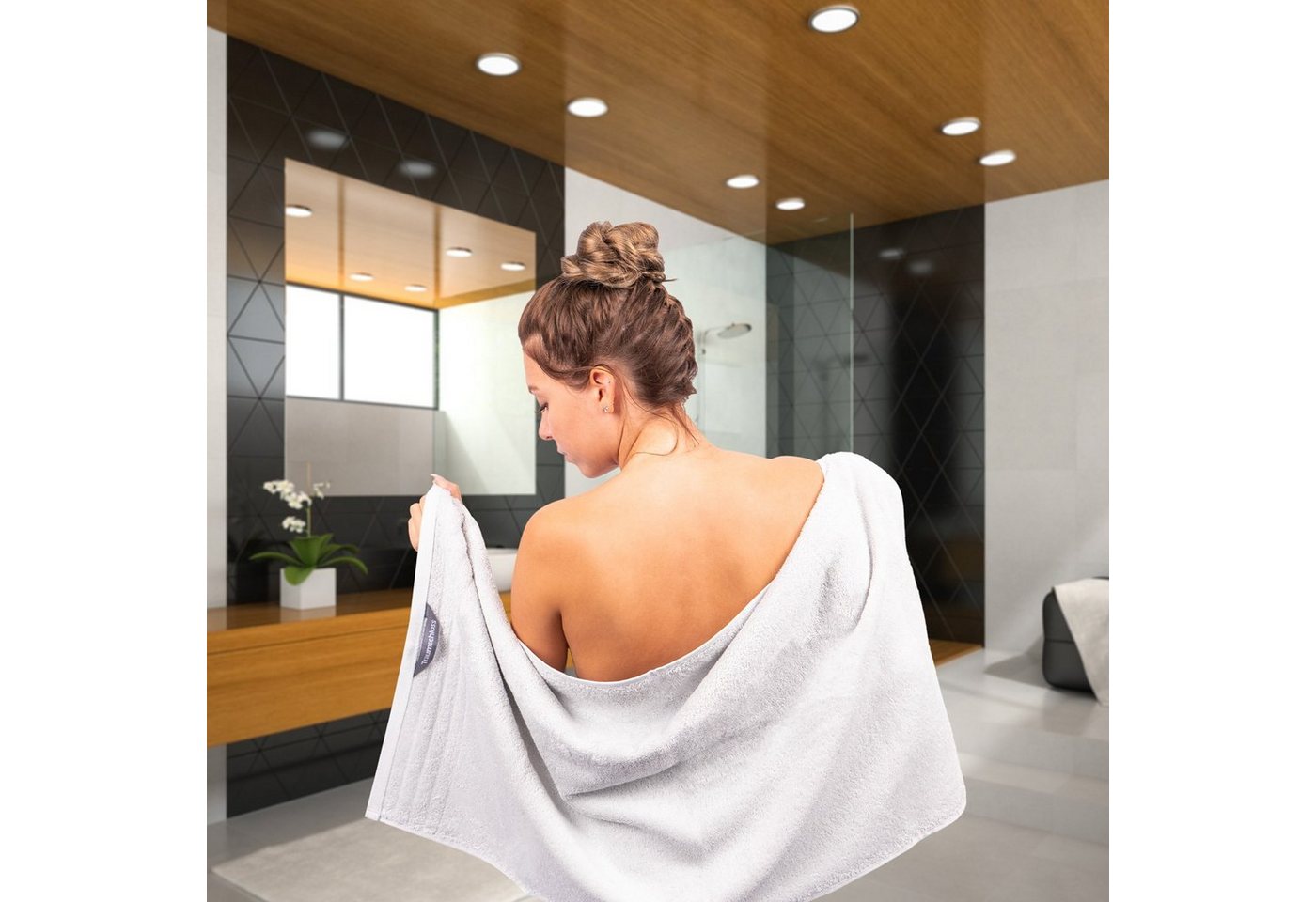 Traumschloss Badetuch Premium-Line, Frottier (1-St), 100% amerikanische Supima Baumwolle mit 600g/m² Bild 4