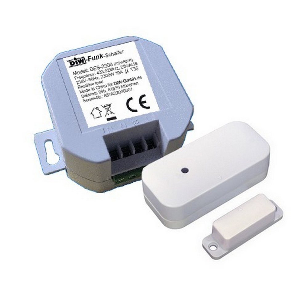 DIW-Funk Funk-Empfangsmodul DIW-Funk Einbau Abluftsteuerung PA-520 Komplettset, für Innenräume, Spar-Set, Komplettset, Batteriewarnung an Fensterkontakt Bild 3