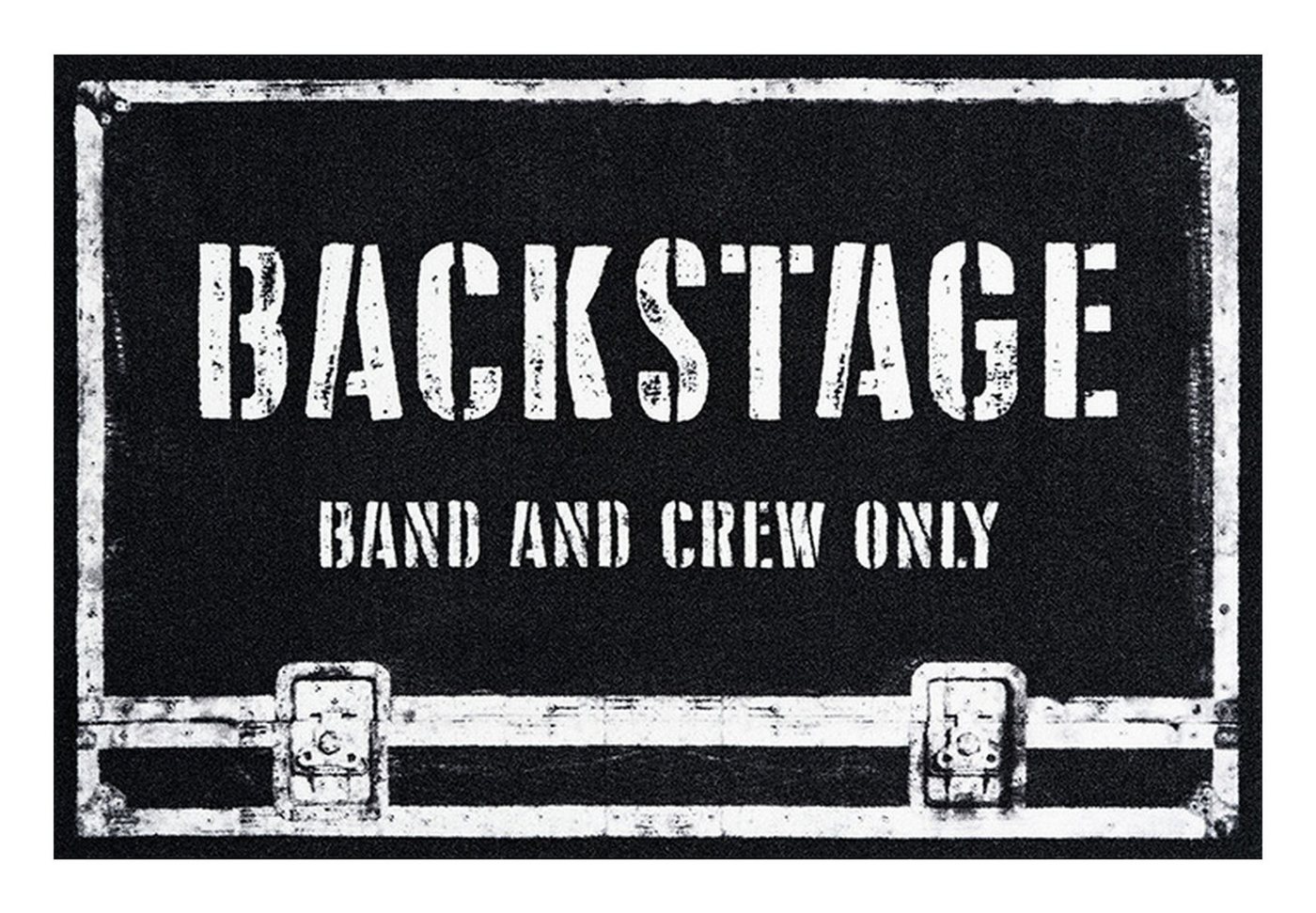 Rockbites Fußmatte Rockbites - Fußmatte Türmatte "Backstage - Band And Crew Only" Nr.