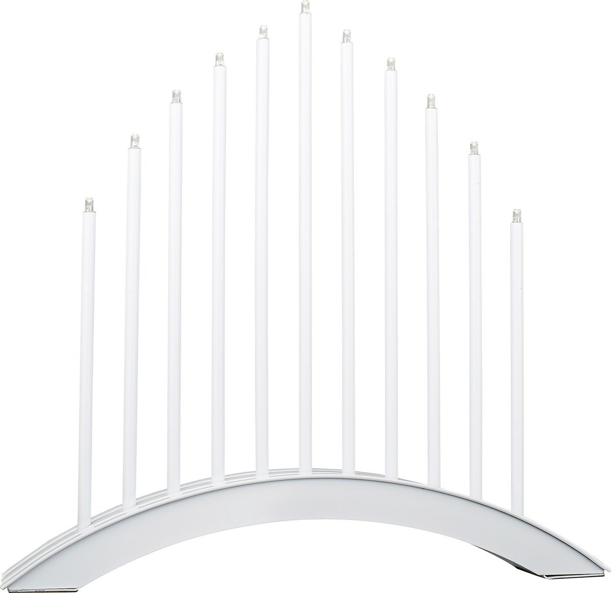 MeLiTec Fensterleuchter SL20-1, warmweiß, LED, Lichterbogen, Schwibbogen, Advent, Weihnachtsleuchter, Stimmungsleuchte, Brücke, Weiß, XMAS Bild 3