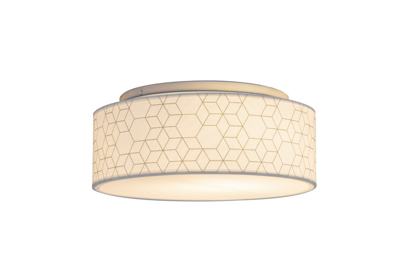 Zedelmaier Lampenschirm Deckenleuchte Deckenlampe Stoff, Max.40W/E27, ohne Leuchtmittel, Geeignet für Wohnzimmer Schlafzimmer Küche Flur Kinderzimmer Bild 5