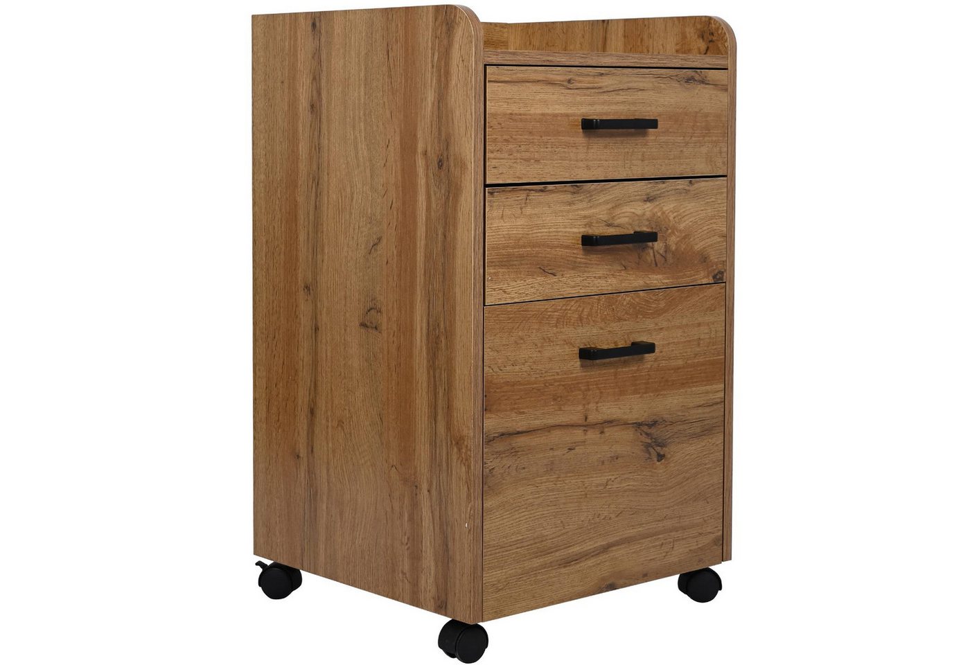 BEGRYF Rollcontainer Erlefarben 40 x 42 x 72 cm, mit 3 Schubladen, auf Rollen Bild 4