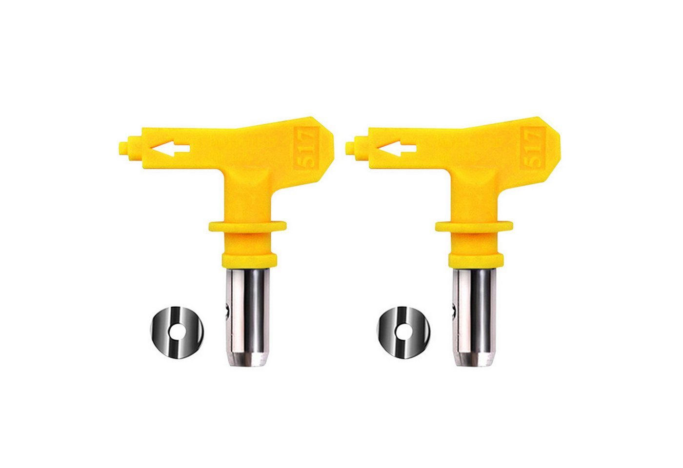 FELIXLEO Farbsprühpistole 8 Airless Farbspritzdüsen mit 2 Düsensitzen, wendbar, 1-tlg.