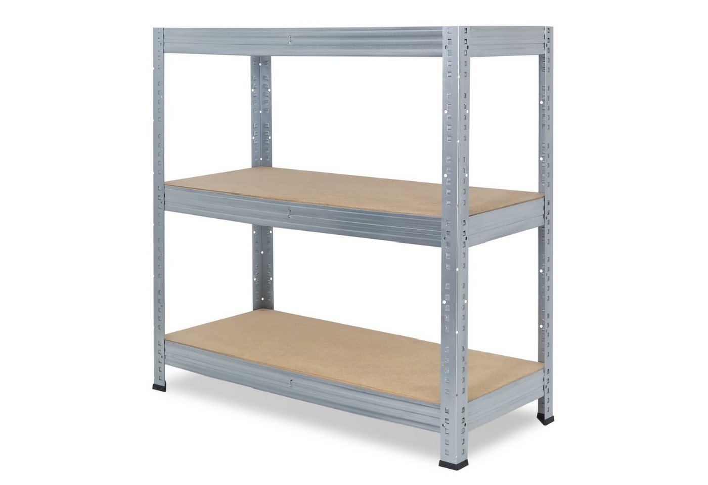 shelfplaza Schwerlastregal PROFI, 90x70x30cm verzinkt, 3 Böden, Werkstattregal oder Lagerregal Bild 4