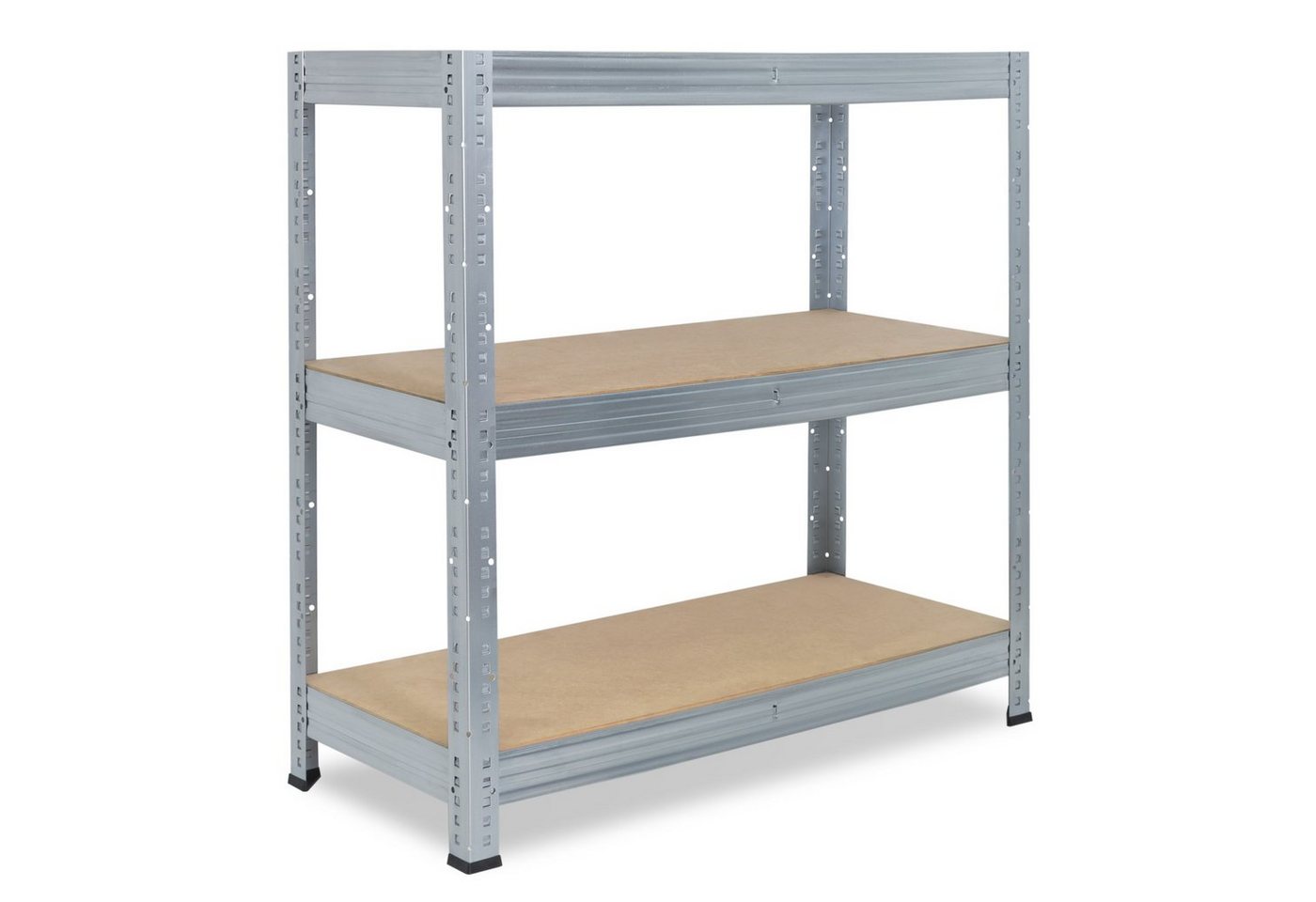 shelfplaza Schwerlastregal PROFI, 90x70x30cm verzinkt, 3 Böden, Werkstattregal oder Lagerregal Bild 5