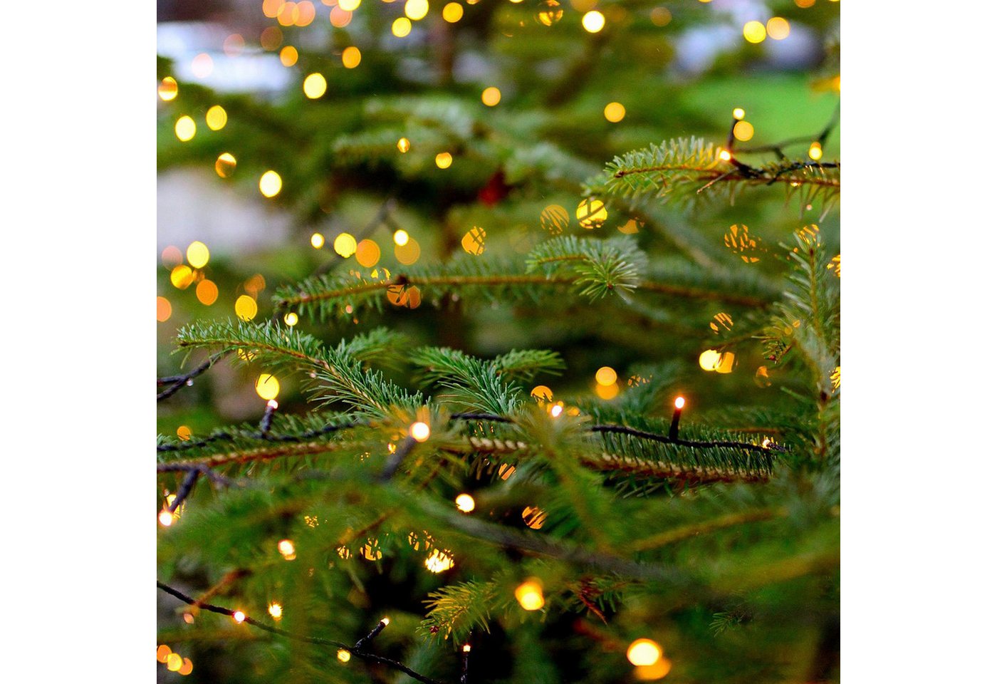 MARELIDA LED-Lichterkette Weihnachten 300 bernstein LED 8 Funktionen 16m für Außen, 300-flammig Bild 4