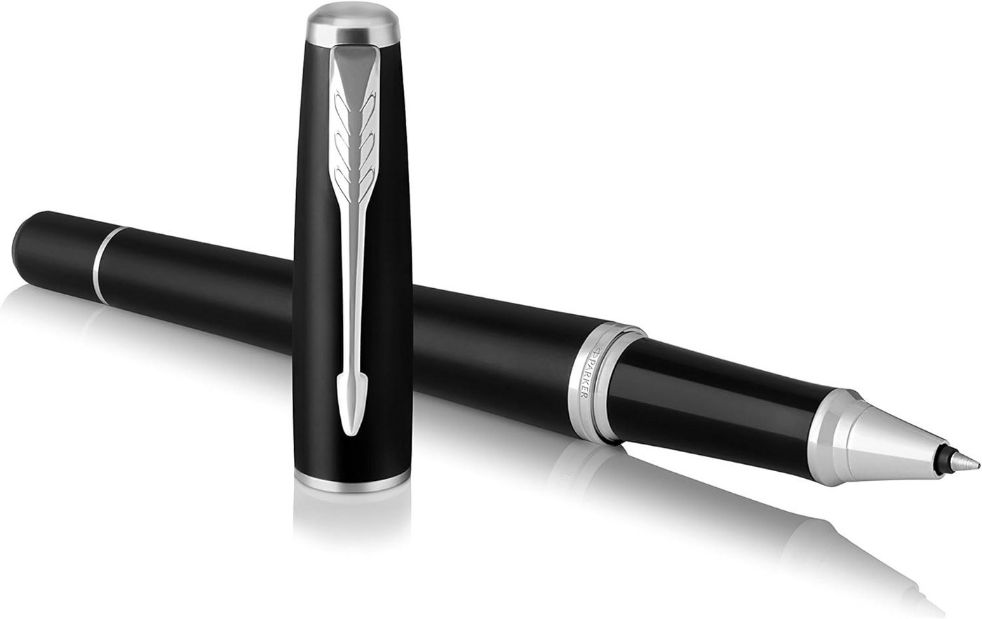 Parker Kugelschreiber Parker IM Rollerball Pen Schwarz Silber Bild 4