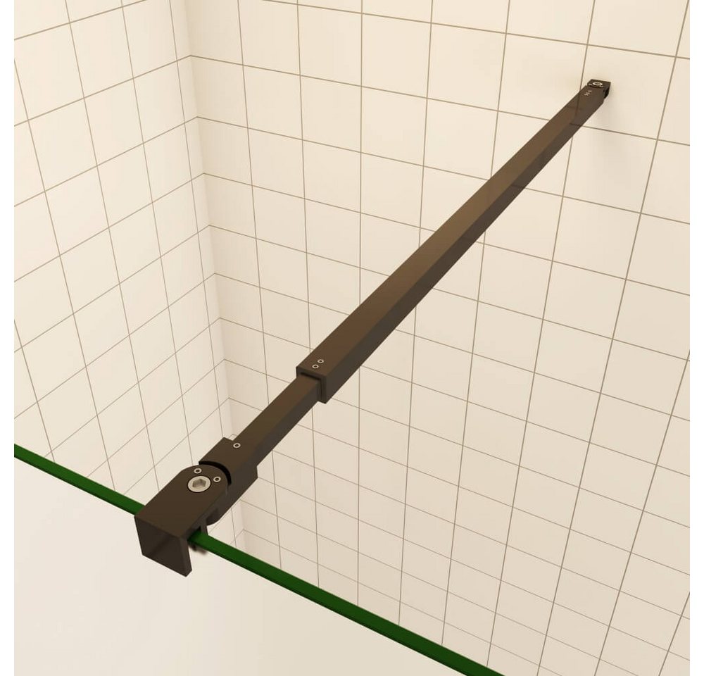 AICA Duschwand H:200cm 10mm ESG Milchglas Sicherheitsglas Walk in Dusche, Einscheibensicherheitsglas,Sicherheitsglas, Milchglas
