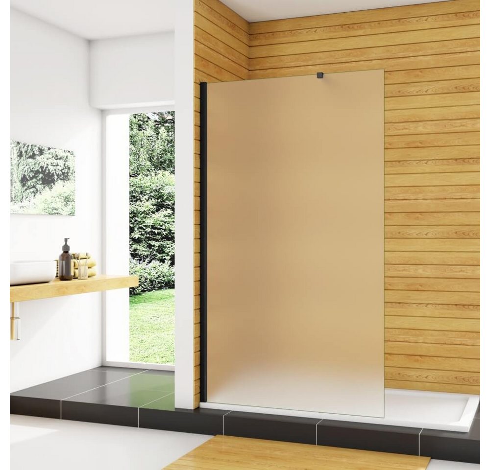 AICA Duschwand H:200cm 10mm ESG Milchglas Sicherheitsglas Walk in Dusche, Einscheibensicherheitsglas,Sicherheitsglas, Milchglas Bild 2