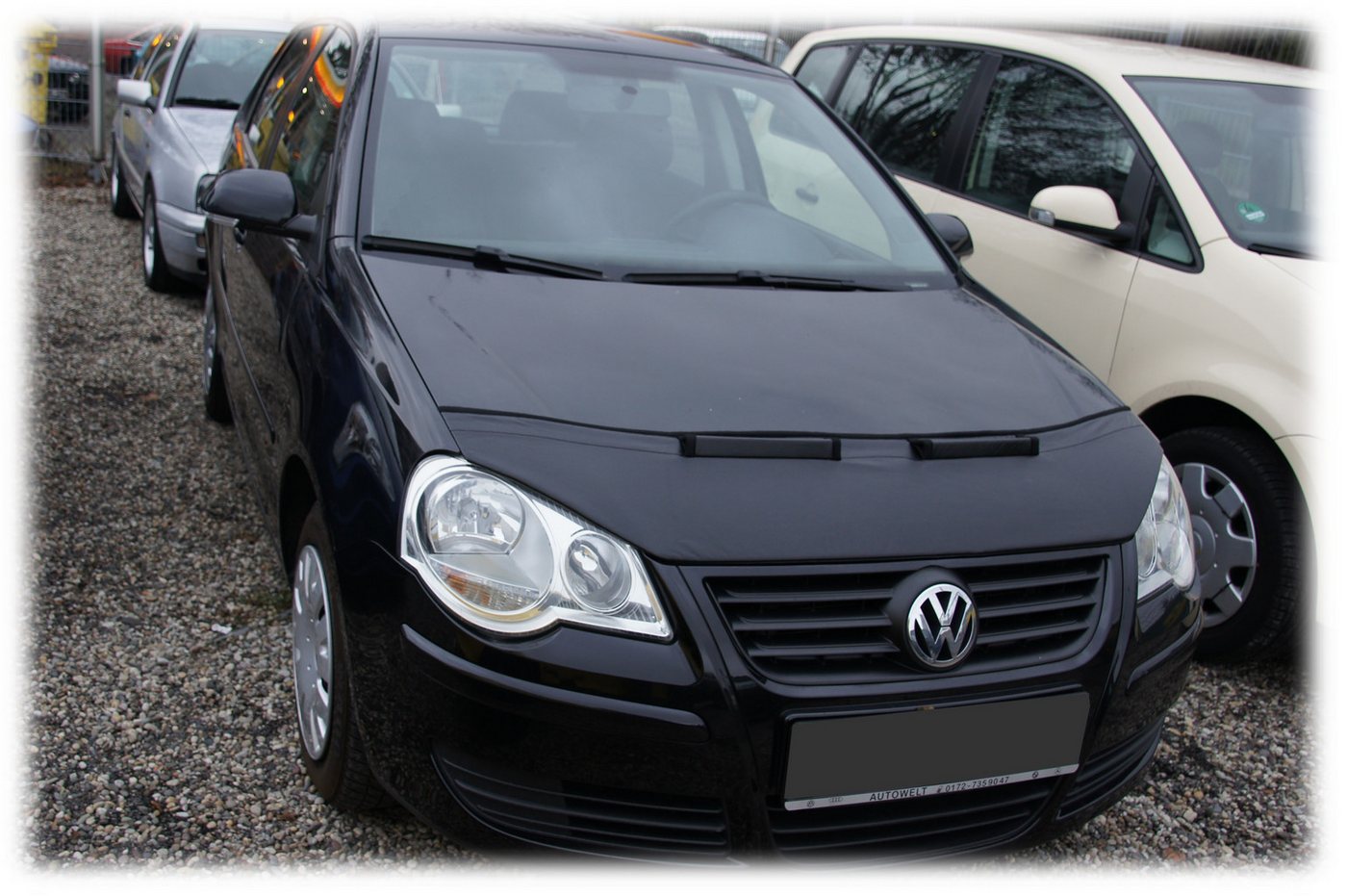 auto-bra Autoplane Steinschlagschutz für VW Volkswagen Polo 9N3 05-09 Haubenbra Bra