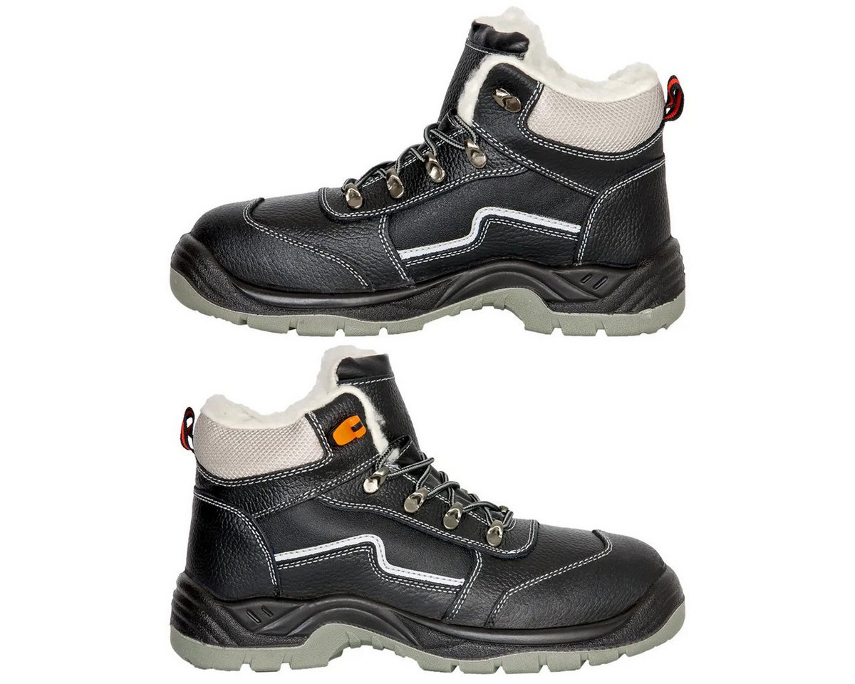 Reis Winterschuhe Warm Gefüttert Arbeitsschuhe Kunstpelz Leder Arbeitsschuh Bild 2