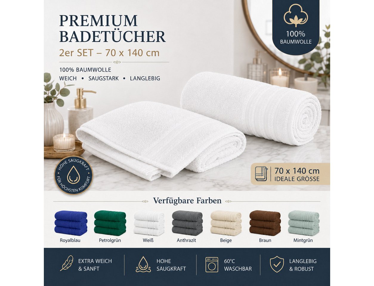 Veluna Home Badetücher