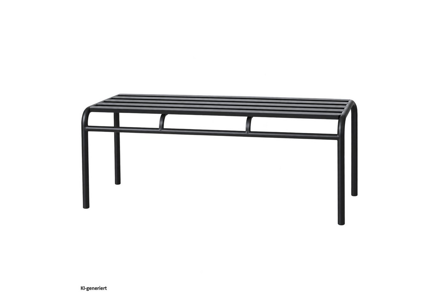 HTI-Living Gartenbank Bank Celia Basic Metall Schwarz (1 Stück, 1-St., 1 Sitzbank), Sitzbank für den überdachten Außenbereich Bild 2