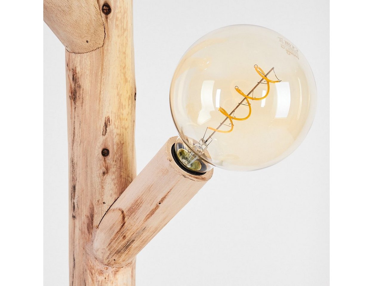 hofstein Stehlampe Lichteffekt Steh Boden Leuchten Lampen Wohn Schlaf Raum Beleuchtung Bild 2