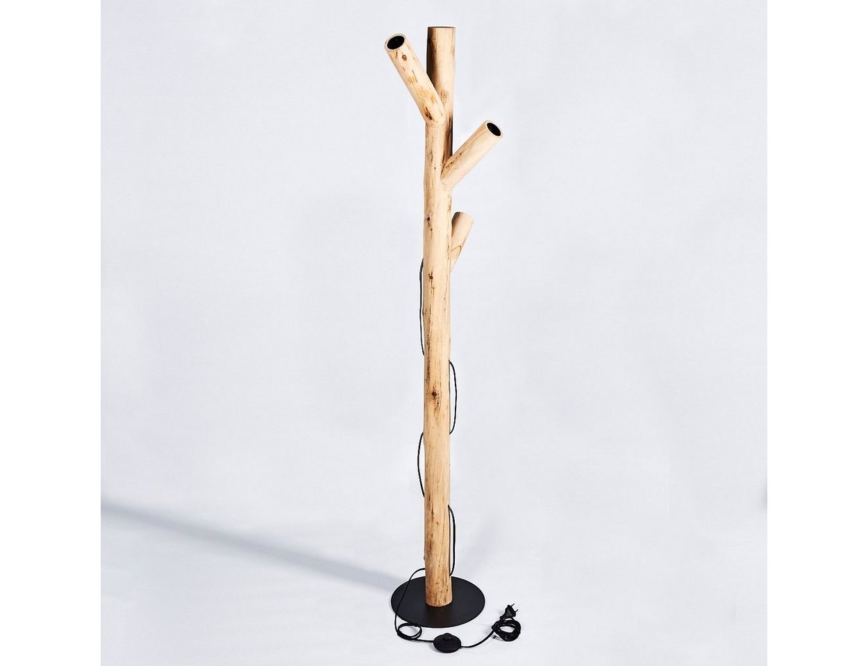 hofstein Stehlampe Lichteffekt Steh Boden Leuchten Lampen Wohn Schlaf Raum Beleuchtung Bild 4