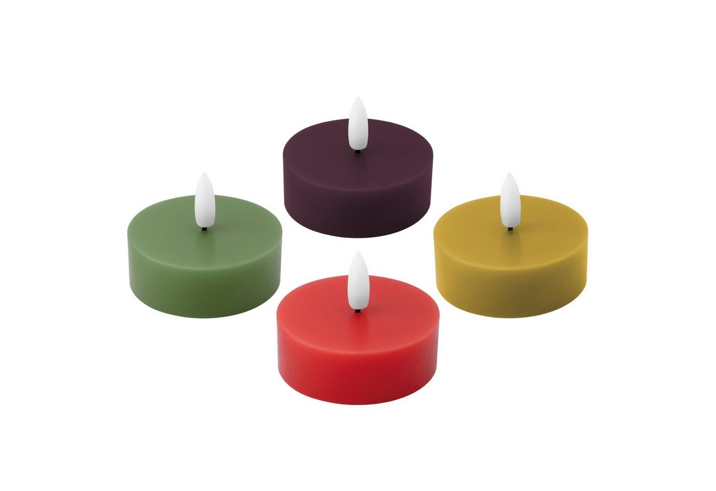 Remember LED-Kerze Levi 4er Set