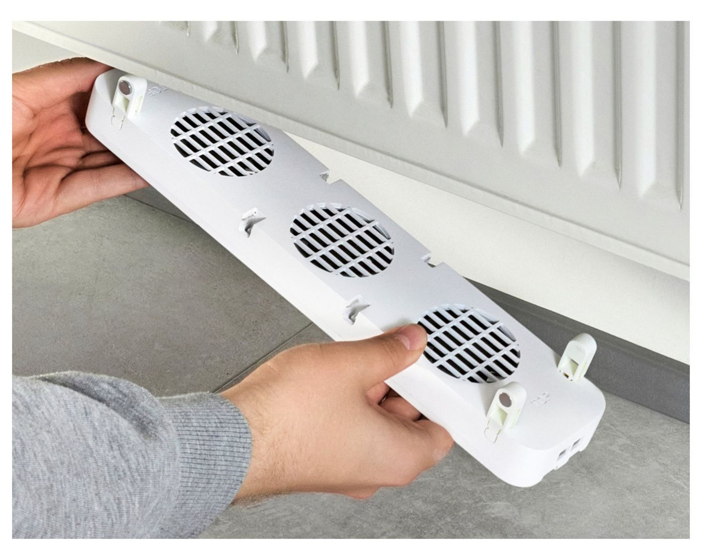 Tronic Heizgerät TRONIC Heizkörperverstärker THKV 55 A1 Heizkörperventilator Thermostat, 0.55 W