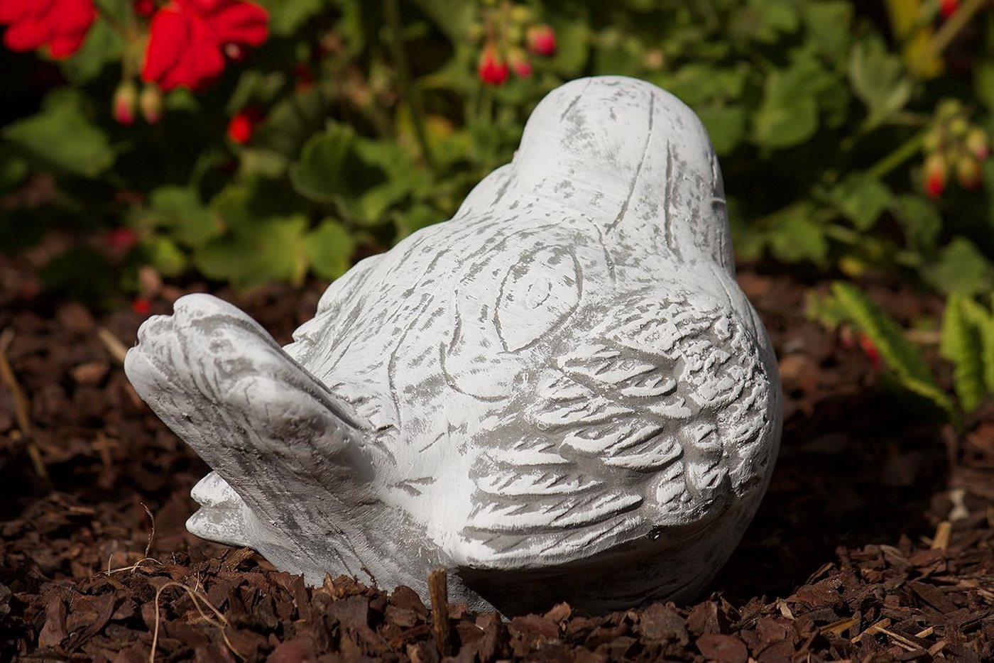 Stone and Style Gartenfigur Frostfeste Steinfigur Vogel Bert Bild 2