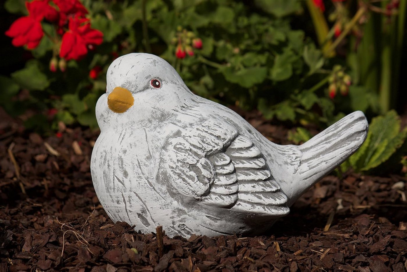 Stone and Style Gartenfigur Frostfeste Steinfigur Vogel Bert Bild 5