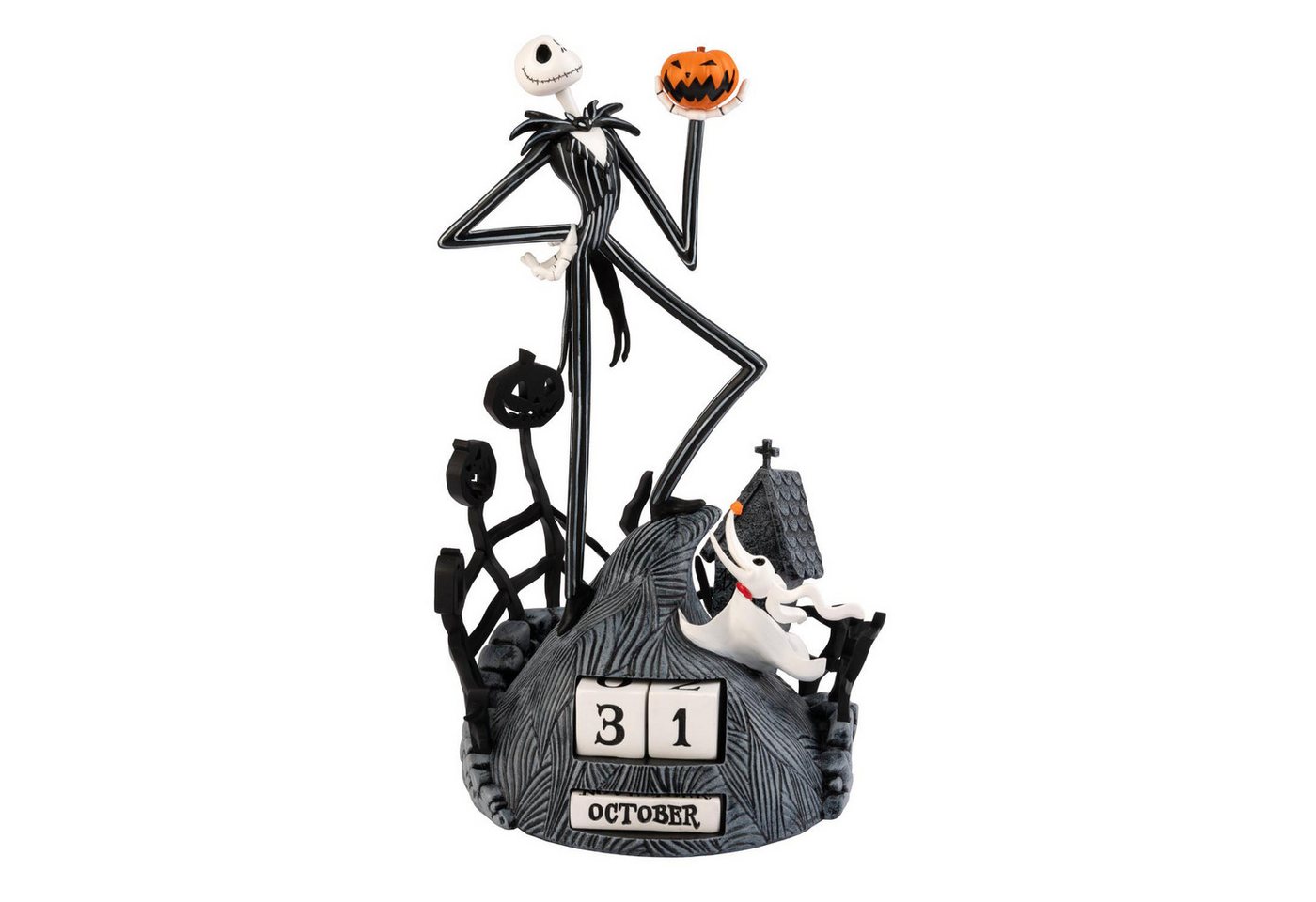 Grupo Erik ewige Kalender Nightmare Before Christmas 3D Ewiger Kalender, Offiziell lizenzierter Kalender mit den Maßen 13 x 13 x 23 cm. Bild 3