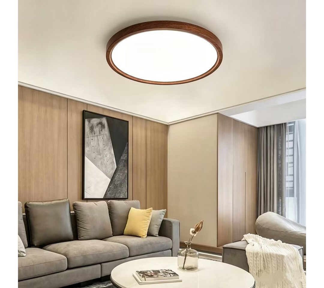 JDONG LED Deckenleuchte Flach Rund Ø23CM/30CM/40CM/50CM Deckenlampe, Rund Flach, 4000K Neutralweiß, Lamp für Wohnzimmer Schlafzimmer Küche Balkon Büro Flur Bild 3