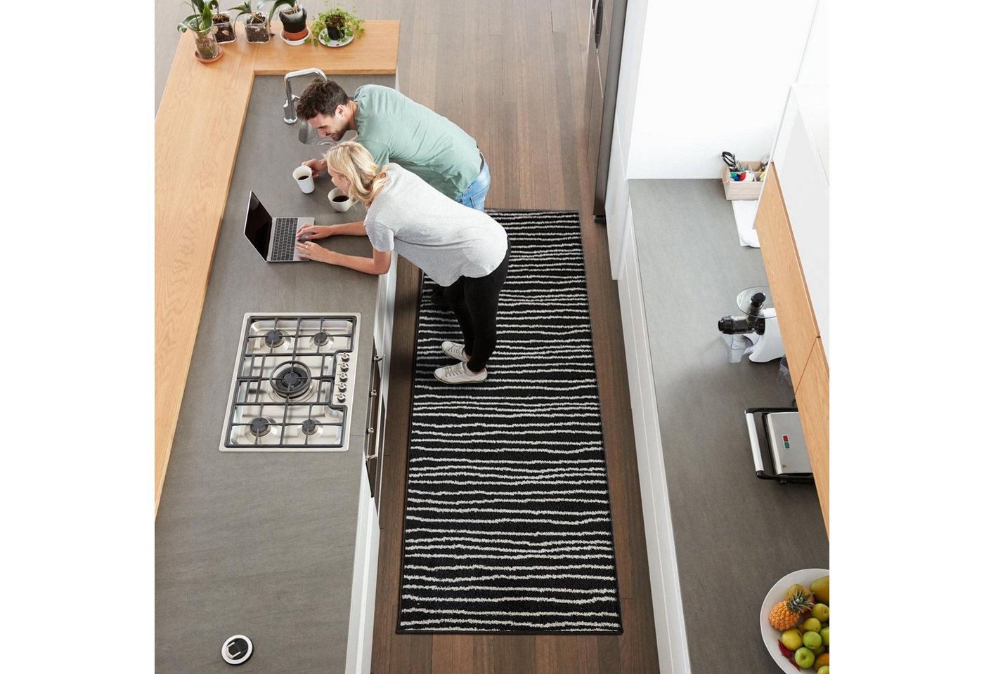 Floordirekt Teppich Larache, Teppichläufer erhältlich in vielen Farben, rechteckig, weicher Flor