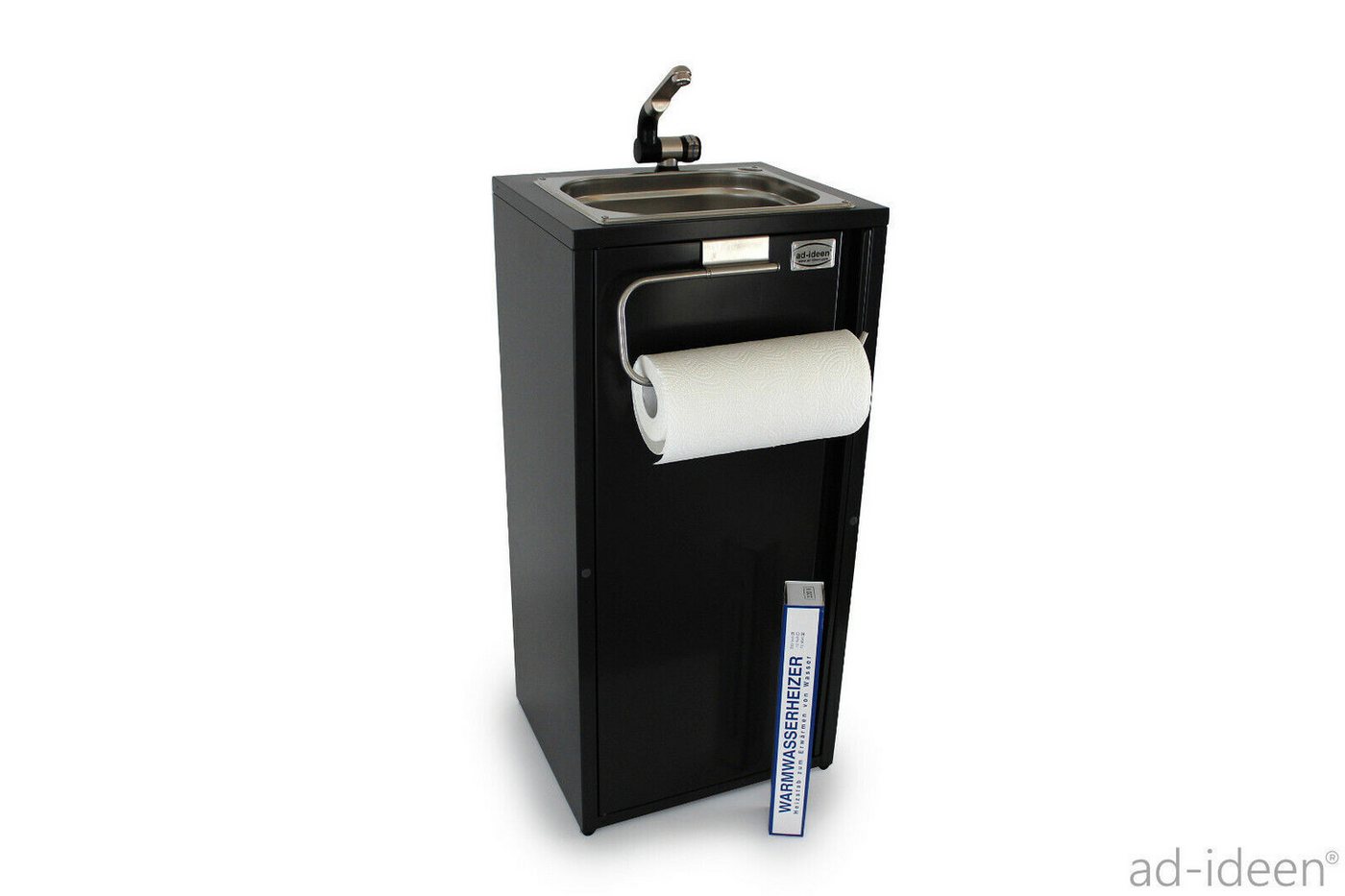 ad-ideen Waschbecken Mobiles Handwaschbecken Verkaufsstand Imbiss Wochenmarkt Warmwasser Bild 4