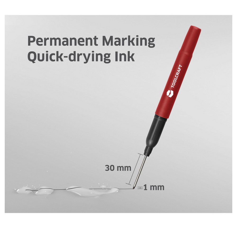 TOOLCRAFT Marker TOOLCRAFT TO-10179735 Bohrlochmarker 1 mm 3 St. Bild 4